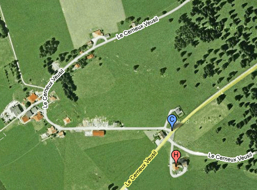 Le Cerneux-Veusil - Territoire